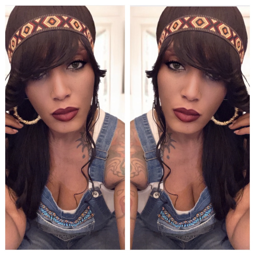 2/$9.00 Handmade Boho Headband Size (23-23 1/2”) Elastic Back Unisex - Picture 4 of 7